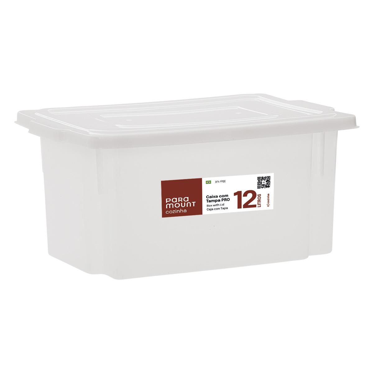 Caixa Pro com Tampa 12 L