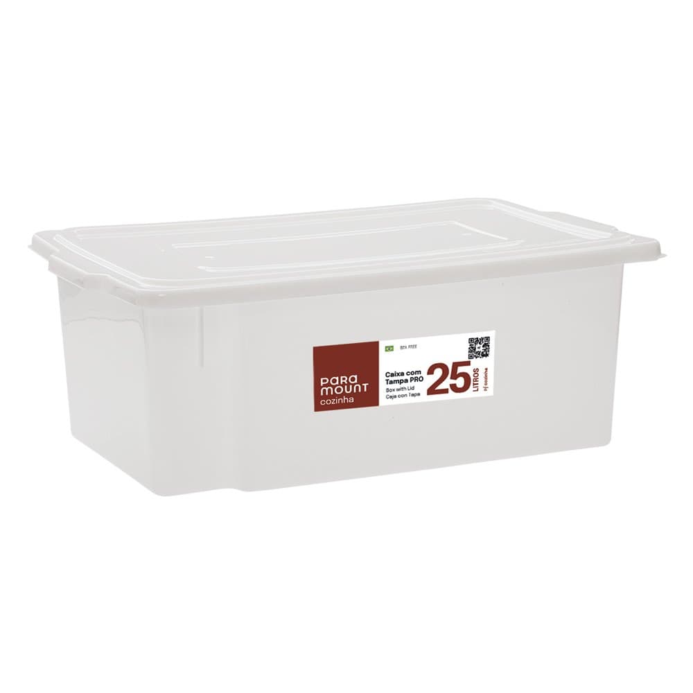 Caixa Pro com Tampa 25 L